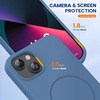 image:imageMiracase Silicone amp Magnetic for iPhone 18 Pro Max Case Capri BlueGlass Blue