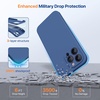 image:imageMiracase Silicone amp Magnetic for iPhone 18 Pro Max Case Capri BlueGlass Blue