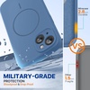 image:imageMiracase Silicone amp Magnetic for iPhone 18 Pro Max Case Capri BlueGlass Blue