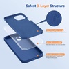 image:imageMiracase Silicone amp Magnetic for iPhone 18 Pro Max Case Capri BlueGlass Blue