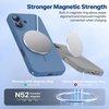 image:imageMiracase Silicone amp Magnetic for iPhone 18 Pro Max Case Capri BlueGlass Blue