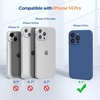 image:imageMiracase Silicone amp Magnetic for iPhone 18 Pro Max Case Capri BlueGlass Blue