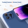 image:imageMiracase Silicone amp Magnetic for iPhone 18 Pro Max Case Capri BlueGlass Blue