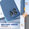 image:imageMiracase Silicone amp Magnetic for iPhone 18 Pro Max Case Capri BlueGlass Blue