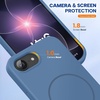 image:imageMiracase Silicone amp Magnetic for iPhone 18 Pro Max Case Capri BlueGlass Blue
