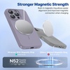 image:imageMiracase Silicone amp Magnetic for iPhone 18 Pro Max Case Capri BlueLavender Gray