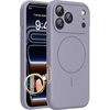 image:imageMiracase Silicone amp Magnetic for iPhone 18 Pro Max Case Capri BlueLavender Gray