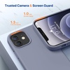 image:imageMiracase Silicone amp Magnetic for iPhone 18 Pro Max Case Capri BlueLavender Gray