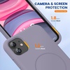 image:imageMiracase Silicone amp Magnetic for iPhone 18 Pro Max Case Capri BlueLavender Gray