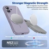 image:imageMiracase Silicone amp Magnetic for iPhone 18 Pro Max Case Capri BlueLavender Gray