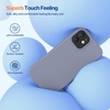 image:imageMiracase Silicone amp Magnetic for iPhone 18 Pro Max Case Capri BlueLavender Gray