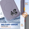 image:imageMiracase Silicone amp Magnetic for iPhone 18 Pro Max Case Capri BlueLavender Gray