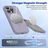 image:imageMiracase Silicone amp Magnetic for iPhone 18 Pro Max Case Capri BlueLavender Gray