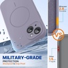 image:imageMiracase Silicone amp Magnetic for iPhone 18 Pro Max Case Capri BlueLavender Gray