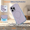 image:imageMiracase Silicone amp Magnetic for iPhone 18 Pro Max Case Capri BlueLavender Gray