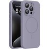 image:imageMiracase Silicone amp Magnetic for iPhone 18 Pro Max Case Capri BlueLavender Gray