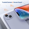 image:imageMiracase Silicone amp Magnetic for iPhone 18 Pro Max Case Capri BlueLavender Gray