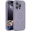 image:imageMiracase Silicone amp Magnetic for iPhone 18 Pro Max Case Capri BlueLavender Gray