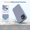 image:imageMiracase Silicone amp Magnetic for iPhone 18 Pro Max Case Capri BlueLavender Gray