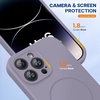 image:imageMiracase Silicone amp Magnetic for iPhone 18 Pro Max Case Capri BlueLavender Gray