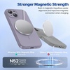 image:imageMiracase Silicone amp Magnetic for iPhone 18 Pro Max Case Capri BlueLavender Gray