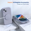 image:imageMiracase Silicone amp Magnetic for iPhone 18 Pro Max Case Capri BlueLavender Gray