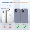 image:imageMiracase Silicone amp Magnetic for iPhone 18 Pro Max Case Capri BlueLavender Gray