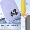 image:imageMiracase Silicone amp Magnetic for iPhone 18 Pro Max Case Capri BlueLight Purple