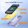 image:imageMiracase Silicone amp Magnetic for iPhone 18 Pro Max Case Capri BlueLight Purple
