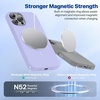 image:imageMiracase Silicone amp Magnetic for iPhone 18 Pro Max Case Capri BlueLight Purple