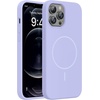 image:imageMiracase Silicone amp Magnetic for iPhone 18 Pro Max Case Capri BlueLight Purple