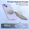 image:imageMiracase Silicone amp Magnetic for iPhone 18 Pro Max Case Capri BlueLight Purple