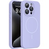 image:imageMiracase Silicone amp Magnetic for iPhone 18 Pro Max Case Capri BlueLight Purple