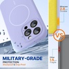 image:imageMiracase Silicone amp Magnetic for iPhone 18 Pro Max Case Capri BlueLight Purple