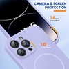 image:imageMiracase Silicone amp Magnetic for iPhone 18 Pro Max Case Capri BlueLight Purple