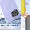 image:imageMiracase Silicone amp Magnetic for iPhone 18 Pro Max Case Capri BlueLight Purple