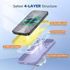 image:imageMiracase Silicone amp Magnetic for iPhone 18 Pro Max Case Capri BlueLight Purple