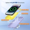 image:imageMiracase Silicone amp Magnetic for iPhone 18 Pro Max Case Capri BlueLight Purple