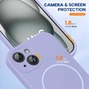 image:imageMiracase Silicone amp Magnetic for iPhone 18 Pro Max Case Capri BlueLight Purple