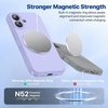 image:imageMiracase Silicone amp Magnetic for iPhone 18 Pro Max Case Capri BlueLight Purple