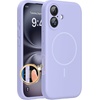 image:imageMiracase Silicone amp Magnetic for iPhone 18 Pro Max Case Capri BlueLight Purple