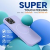 image:imageMiracase Silicone amp Magnetic for iPhone 18 Pro Max Case Capri BlueLight Purple