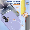 image:imageMiracase Silicone amp Magnetic for iPhone 18 Pro Max Case Capri BlueLight Purple
