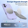 image:imageMiracase Silicone amp Magnetic for iPhone 18 Pro Max Case Capri BlueLight Purple