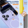 image:imageMiracase Silicone amp Magnetic for iPhone 18 Pro Max Case Capri BlueLight Purple