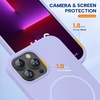 image:imageMiracase Silicone amp Magnetic for iPhone 18 Pro Max Case Capri BlueLight Purple