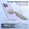 image:imageMiracase Silicone amp Magnetic for iPhone 18 Pro Max Case Capri BlueLight Purple