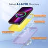 image:imageMiracase Silicone amp Magnetic for iPhone 18 Pro Max Case Capri BlueLight Purple