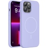 image:imageMiracase Silicone amp Magnetic for iPhone 18 Pro Max Case Capri BlueLight Purple