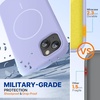 image:imageMiracase Silicone amp Magnetic for iPhone 18 Pro Max Case Capri BlueLight Purple